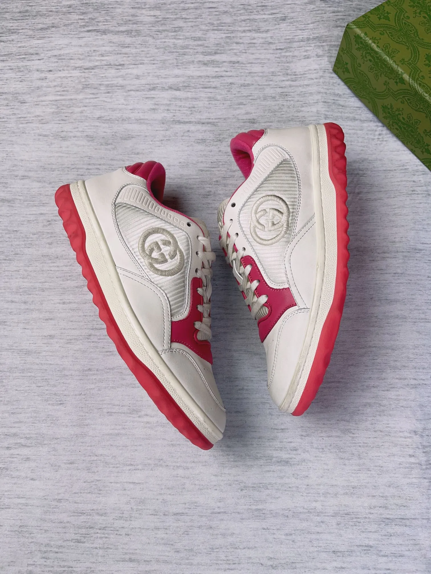 👟👟Ex-factory price 600👟👟 👑The top version of Gucci's latest popular MAC80 sneakers on the market, women's 35-40, men's 39-45 👏👏👏Welcome all bosses to compare and provide guidance...